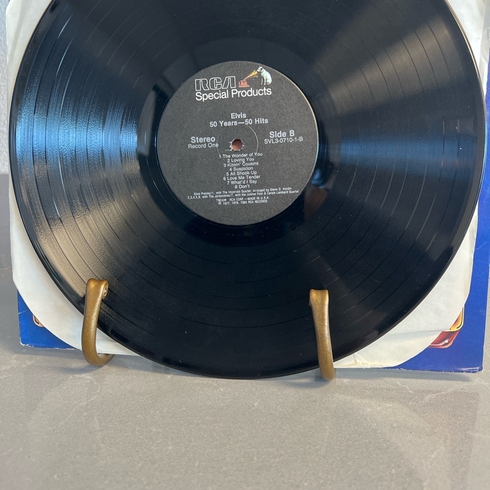 Vintage 1985 Elvis Presley “50 Years 50 Hits” 3 LP Vinyl Box Set – RCA Special - Picture 4 of 8
